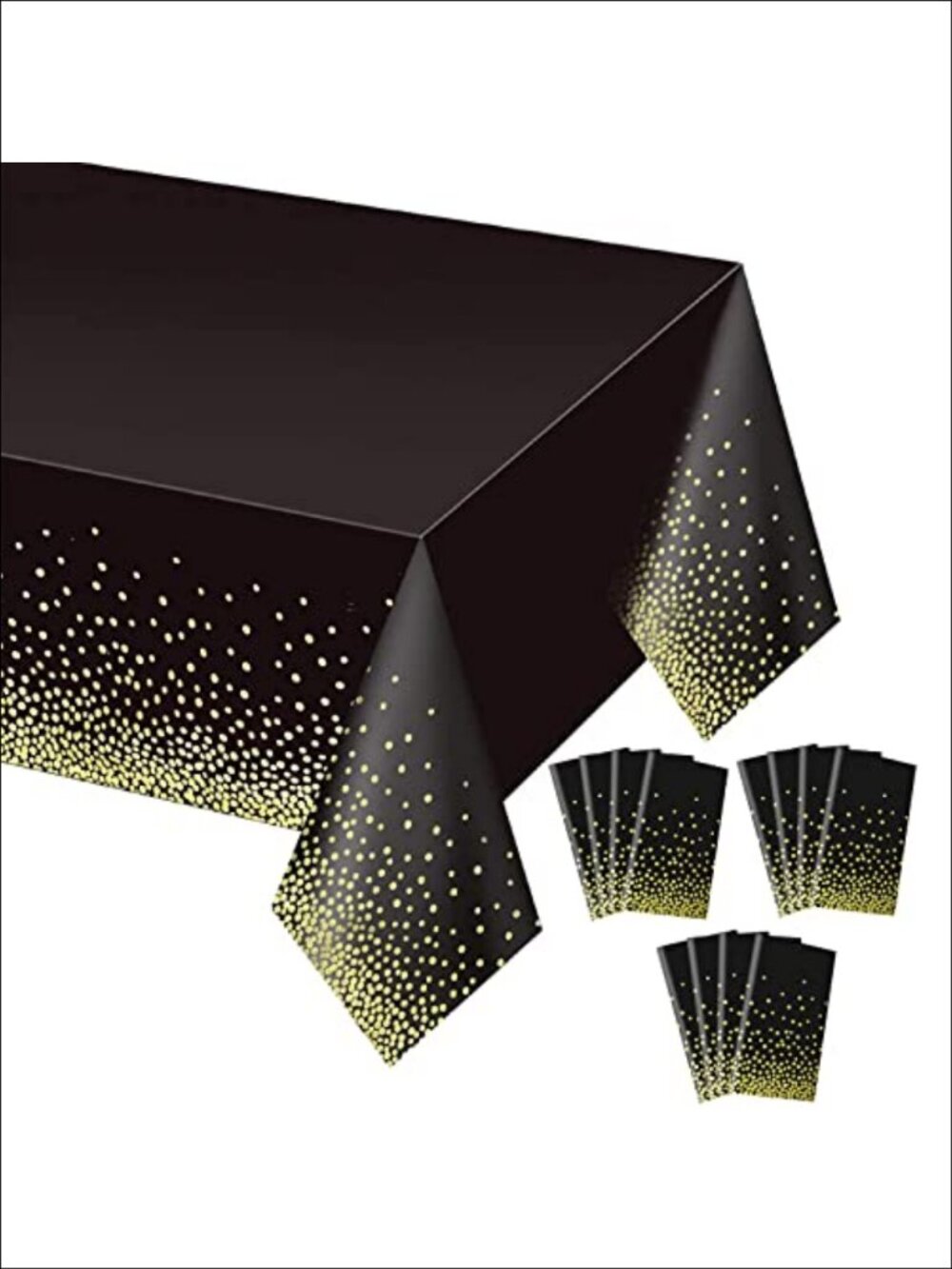 12 Pack Disposable Plastic Tablecloth Waterproof Rectangle 54 x 108 Party